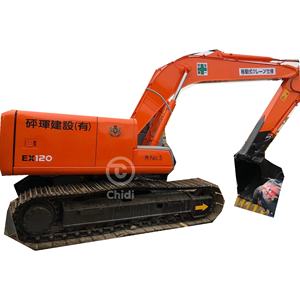 รถขุดตีนตะขาบไฮดรอลิกมือสอง EX120-5 HITACHI ปั๊ม2020รุ่น12ตัน1ปี - Product Image 1