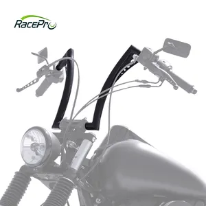 Guidon de moto RACEPRO 12 14 16 pouces Devil APE Bars pour Harley Custom Sportster Bobber Chopper Softail FLST FXST