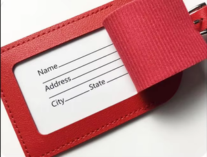 Carta d'imbarco regalo promozionale multicolore personalizzata etichetta per valigia viaggio con nome etichette per bagaglio in pelle sintetica - Product Image 5