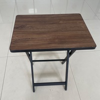 Table d'appoint pliante rectangulaire en aluminium, design moderne, facile à assembler, idéale pour le camping, les pique-niques, l'extérieur et l'intérieur