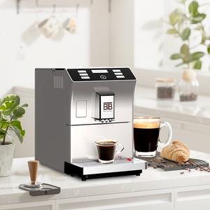 เครื่องชงกาแฟอัตโนมัติ BTB พร้อมปรับภาษาฝรั่งเศส/สเปนได้ แรงดัน 19 บาร์ สำหรับใช้ในโรงแรมและครัวเรือน - Product Image 1