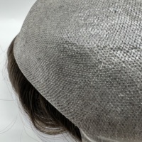 Prothèse capillaire invisible pour hommes ME 0.04mm, base en PU ultra-fine, respirante, résistante à la transpiration, 100% cheveux humains
