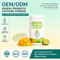Poudre de légumes verts OEM ODM Marque privée Vente en gros Mélange de boisson probiotique végétale verte Fibres alimentaires pour le quotidien des femmes