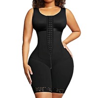 Corset Amincissant Grande Taille Femme Style Européen et Américain Respirant ODM Ceinture Amincissante Effet Ventre Plat et Remonte-Fesses Ajusté