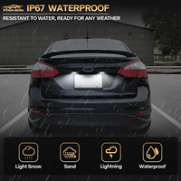 Feux de plaque d'immatriculation LED Super luminosité pour FORD Focus 5d Mondeo 08-accessoires de voiture feux arrière de feu arrière blanc naturel