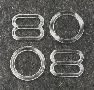 Clear Plastic Beha Ring Haak En Slider Voor Badpak