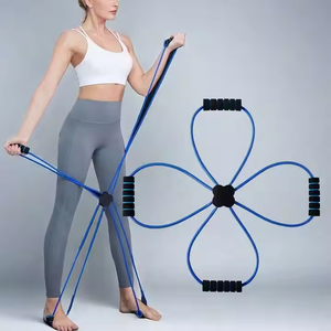 2025 Widerstands band Pull-up-Bänder Pilates-Band Übung Kraft training Körper muskeln Workout Pilates Reformer <span class=keywords><strong>Loop</strong></span> Tube Strap - Product Image 4