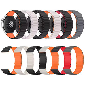 Cinturini Magnetici in Silicone 16mm 18mm 20mm 22mm per <span class=keywords><strong>Samsung</strong></span> <span class=keywords><strong>S3</strong></span>/Active2 per Garmin Forerunner 645/245 Cinturino per Orologio Sportivo - Product Image 2
