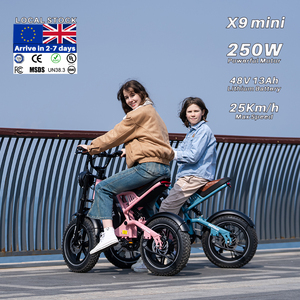 Vélo électrique compact à pneus larges KOOLUX X9 Mini 48V 13Ah 250W 16x4.0 pour adolescents et adolescentes, autonomie 80 km, freins à disque, IP54, CE, DOC, Pologne, OEM X9 MIN - Product Image 3