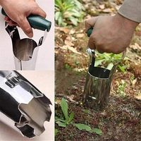 Alat Berkebun Penanam Bibit Pembuat Lubang Alat Transplantasi Penanaman Sayuran Penggali Tanah Pengangkat Bibit Pemupukan Kebun