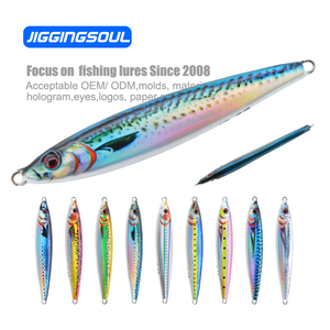 JIGGINGSOUL-RTS315-JS30g40g60g80g100g120g150g Jig Vertical Impreso en 3D para Pesca de Macarela en Agua Salada, Jig de Velocidad para <span class=keywords><strong>Barracuda</strong></span> - Product Image 1