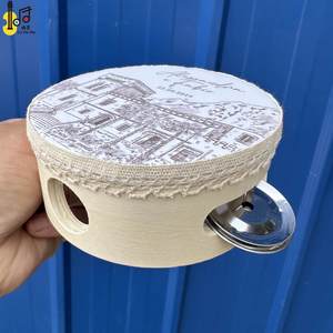 <span class=keywords><strong>Tamburelli</strong></span> Personalizzati da 10 cm (4 Pollici) per Alta Stagione, Mini Tamburello a Mano Giocattolo, Bomboniera per <span class=keywords><strong>Matrimonio</strong></span>, Articolo per Feste e Chiesa - Product Image 5