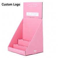 Présentoirs en carton imprimés sur mesure, boîtes de présentation au sol en carton ondulé pour livres, cosmétiques, jouets, promotion en magasin, vente en gros