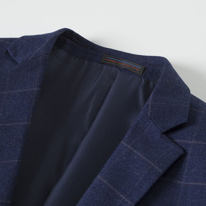 <span class=keywords><strong>Traje</strong></span> de <span class=keywords><strong>Tweed</strong></span> <span class=keywords><strong>a</strong></span> <span class=keywords><strong>cuadros</strong></span> de fiesta para hombre, chaqueta formal para hombre, trajes azules, abrigo de <span class=keywords><strong>3</strong></span> <span class=keywords><strong>piezas</strong></span>, pantalón, <span class=keywords><strong>traje</strong></span> para hombre - Product Image 5
