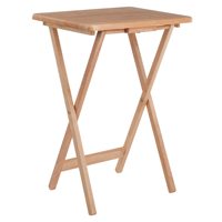 Table basse rectangulaire pliante en bois avec base en X, mobilier moderne pour salon, écologique et portable, vente en gros