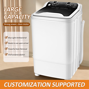 Lavatrice Mini 3 in 1 da 7,5 kg, Semi-Automatica, Portatile, Grande Capacità, per Lavare e Asciugare Scarpe e Vestiti, con Scarico, per Uso Domestico e Alberghiero - Product Image 6
