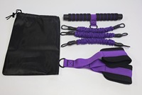 Banda de Resistencia para Pedales Mejorada y Duradera, Tubos de Látex Engrosados, Tela de Espuma Suave, Aplicación Universal para Abdomen, Cintura y Brazos