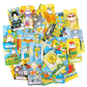 In edizione limitata grazioso stile dolce paffuto gatto Plyaing tarocchi materiale cartaceo - Product Image 4