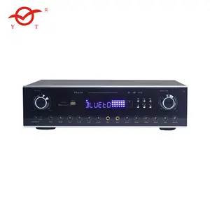 Amplifier Rumah 500W 2-CH dengan Radio FM Usb Peralatan Suara SD/Amplifier/Speaker