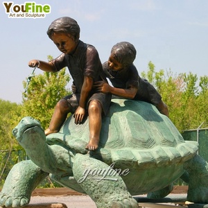 Estatua de Tortuga de <span class=keywords><strong>Bronce</strong></span> de Tamaño Real, Escultura de Tortuga Gigante de Metal para Decoración de Jardín, Parque o Césped, <span class=keywords><strong>Bronce</strong></span> Fundido a Medida - Product Image 6