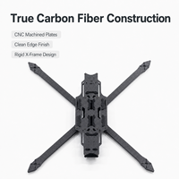 Fabricant de kits de châssis de drones personnalisés en gros, kit de châssis de drone en fibre de carbone 3K Twill usiné CNC, rigide et haute résistance