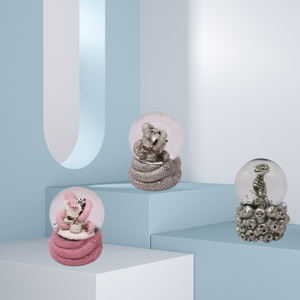 Rắn chuông bọc sọ long lanh màu đen 45mm Quả cầu tuyết ma quái <span class=keywords><strong>Gothic</strong></span> ác Halloween kinh dị Quả cầu nước kỳ nghỉ Nguồn cung cấp - Product Image 1