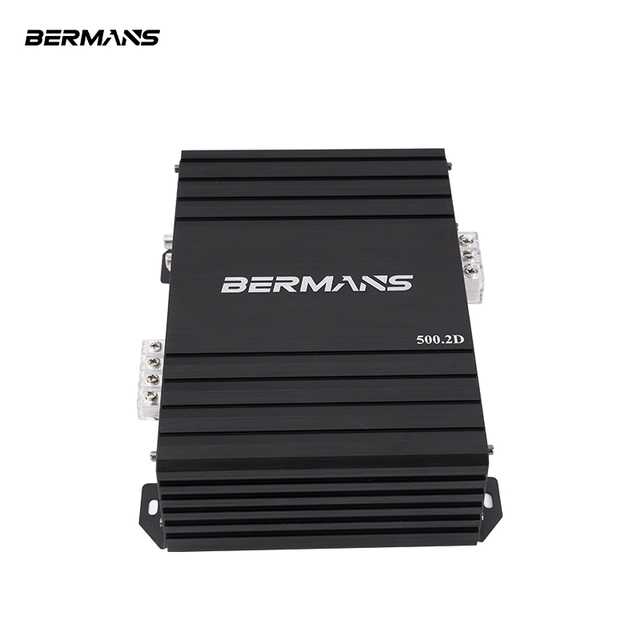 Brazilian-Style High-Efficiency 2-Channel Car Amplifier 500W*2CH Class D Subwoofer Horn 500W RMS Speaker Combined Crossovers
