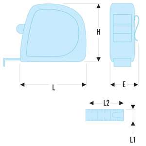 FACOM - 893A.216 893A-Ruban à mesurer ABS-Ruban à mesurer EAN 3662424048647 - Product Image 2