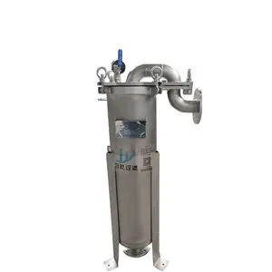 Top Enter Vloeistof Zak Filter Behuizing Voor Waterbehandeling Voor Chemische Industrie