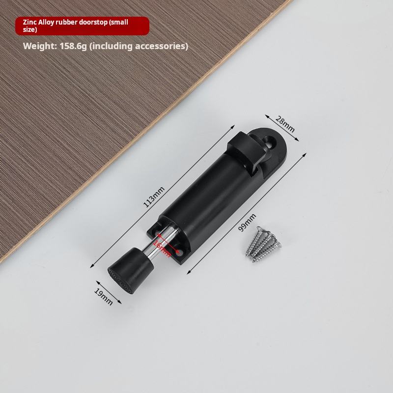 สีดำ (เหมาะสำหรับตะเข็บประตูภายใน25มม.)