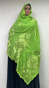 SE-56X 2024 Nouvelle Arrivée Châle de Mariage en Coton Brodé de Dentelle Femme Châle Africain <span class=keywords><strong>Abaya</strong></span> Dubaï Grands Voiles <span class=keywords><strong>Foulard</strong></span> Hijab - Product Image 3