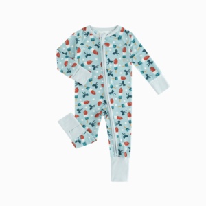 ミオジング独立記念日ベビー服 男の子用 0-12ヶ月 新生児用 ひっかき防止ミトン付き ソフトで伸縮性のあるベビーロンパース OEMベビー服 - Product Image 2