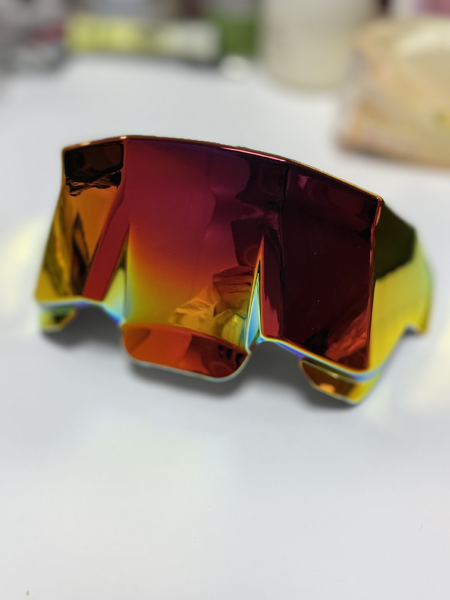 Rx7x cola dorada roja con pegamento 3M - reservado, agotado.