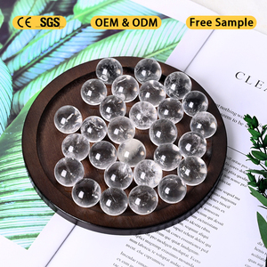 Esfera de Cristal Natural Pulida a Mano, Mini Esfera de Cuarzo Transparente de 2 cm para Decoración - Product Image 1