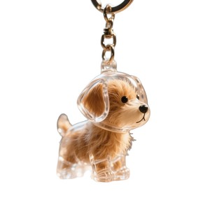 พวงกุญแจใสรูปสุนัขพันธุ์ต่างๆ สำหรับสะสมขนสัตว์ ขายส่ง - Product Image 2