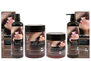 Set di <span class=keywords><strong>Shampoo</strong></span> e Balsamo per <span class=keywords><strong>Capelli</strong></span> Lisci con <span class=keywords><strong>Cheratina</strong></span> Naturale, Maschera per <span class=keywords><strong>Capelli</strong></span> Cremosa Biologica Best Seller - Product Image 6