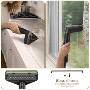 Nettoyeur de tapis à grande capacité avec réservoir d'eau, aspiration de 17 kPa, nettoyage humide et sec à l'eau froide, nettoyeur en profondeur pour taches tenaces sur tapis - Product Image 4