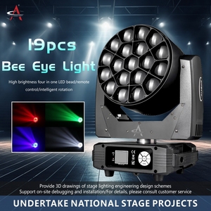 19pcs 15W bốn trong một tập trung lắc đầu RGBW dẫn âm nhạc lễ hội Chùm Đèn DMX512 điều khiển cho đám cưới thanh ánh sáng sân khấu - Product Image 3