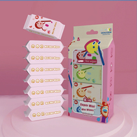 Lingettes humides jetables sans alcool OEM ODM sous marque privée, format poche simple, mignonnes et super mini
