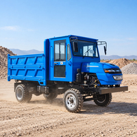 Mini camion benne 4x4 robuste tout-terrain pour travaux agricoles, construction et transport industriel