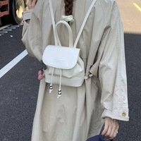 Mini sac à dos pour femme, design de niche, sensation de luxe, tendance coréenne, sac seau, mode, polyvalent, bandoulière, polyester