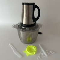 Hachoir à viande électrique multifonctionnel en acier inoxydable de grande capacité 5L pour la cuisine à domicile