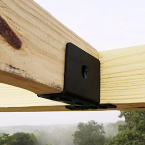 Pergola Rafters Brackets Post Corner Bracket Support de rail de pont 2x4 Clôtures, <span class=keywords><strong>treillis</strong></span> et portes - Product Image 4