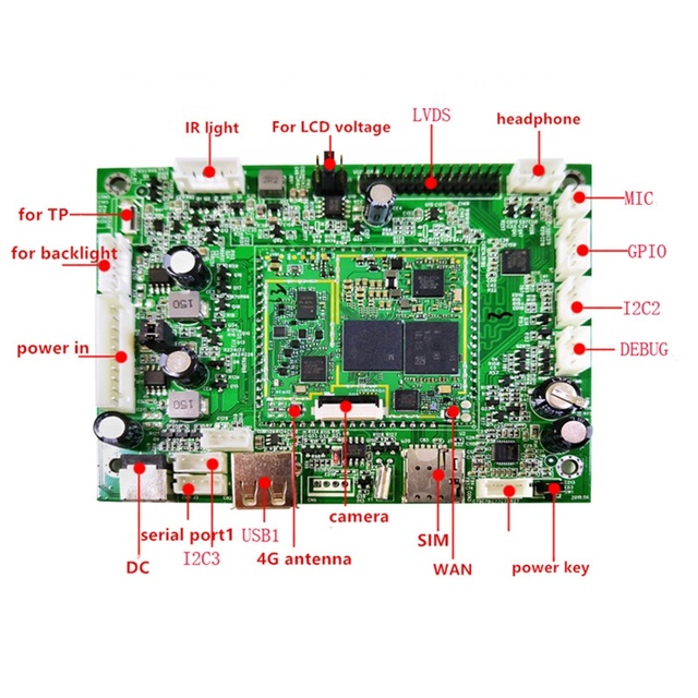 Advertising PCBA 1920*1080 LVDS driver board Android lvds controller board