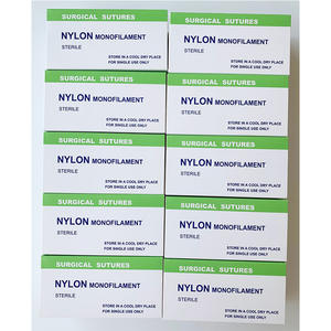 Suturas Quirúrgicas de Nailon Desechables y Estériles con Agujas para Uso Veterinario en Perros, Certificación CE, de Un Solo Uso, 12 Piezas - Product Image 4