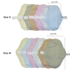 <span class=keywords><strong>Serviettes</strong></span> hygiéniques lavables en graphène antibactériennes en gros, 3 tailles, coton pur, respectueuses de la peau, anti-<span class=keywords><strong>fuites</strong></span>, réutilisables - Product Image 3