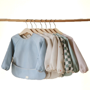 Bé ăn smock với tay áo không thấm nước Toddler BIB Tạp dề cho ăn & sơn - Product Image 2