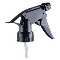 Pulvérisateur à pompe en plastique 28 mm 28/410 avec ressort en acier inoxydable et buse à brume fine/jet commutable pour bouteilles de detailing automobile