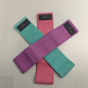 Lot de 3 bandes de résistance en tissu - Bandes antidérapantes pour les fessiers avec 3 niveaux de résistance pour l'entraînement des hanches et des jambes, la maison, la gym, le yoga et le Pilates - Product Image 5