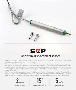 Capteur de déplacement linéaire électronique KPM 200 mm, transducteur de position pour test de véhicules, règle de mesure KPM-R-200, capteur de déplacement linéaire K - Product Image 3